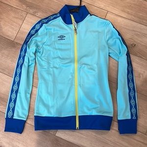 NWT Youth Umbro Girls Double Diamond Zip Up Jacket